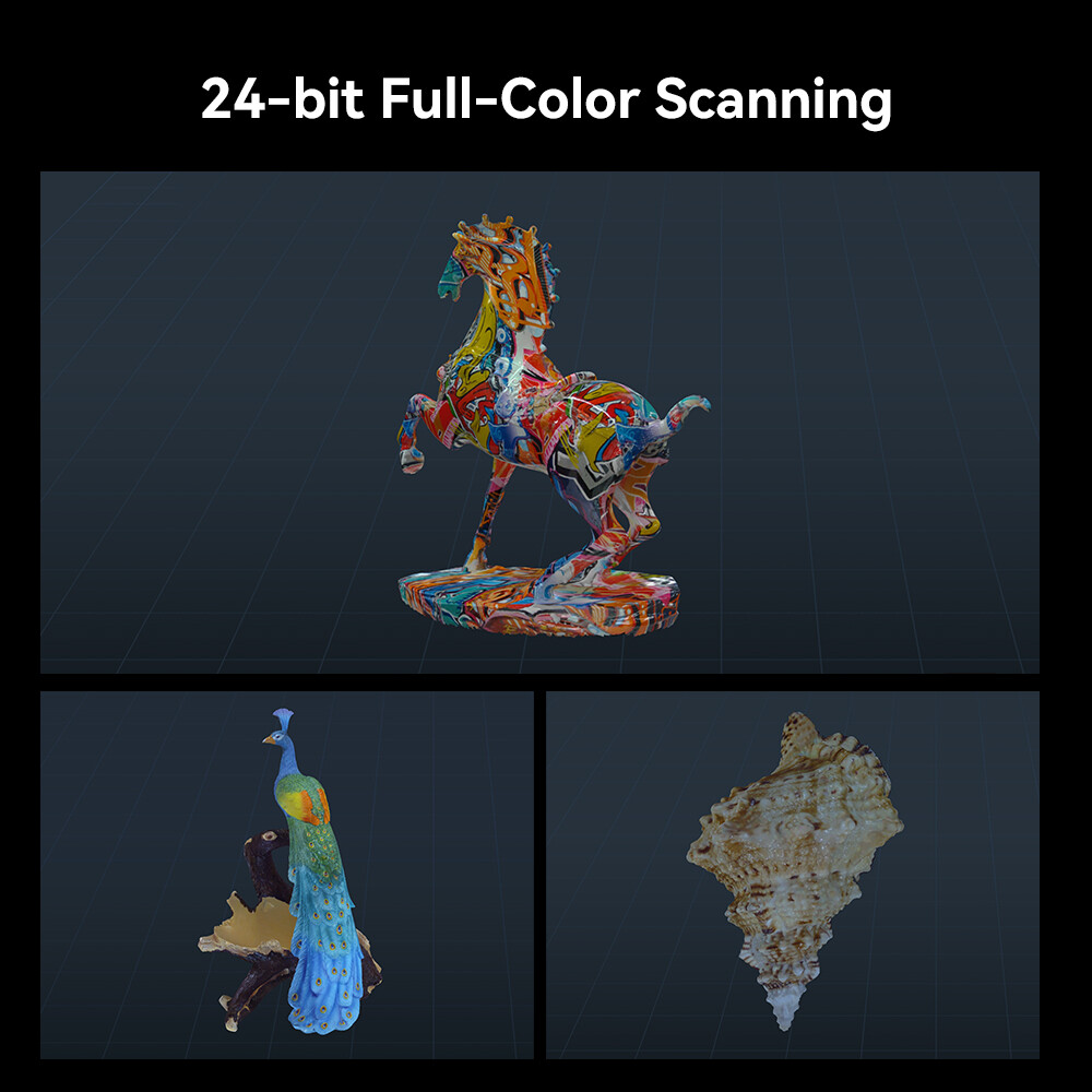 [USED] Creality Raptor 3D Scanner 5-2000mm Range 60FPS Blue NIR Consumer