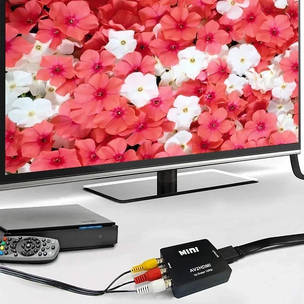 HDMI To RCA AV Adapter Converter Cable CVBS 3RCA 1080P Composite Video Audio