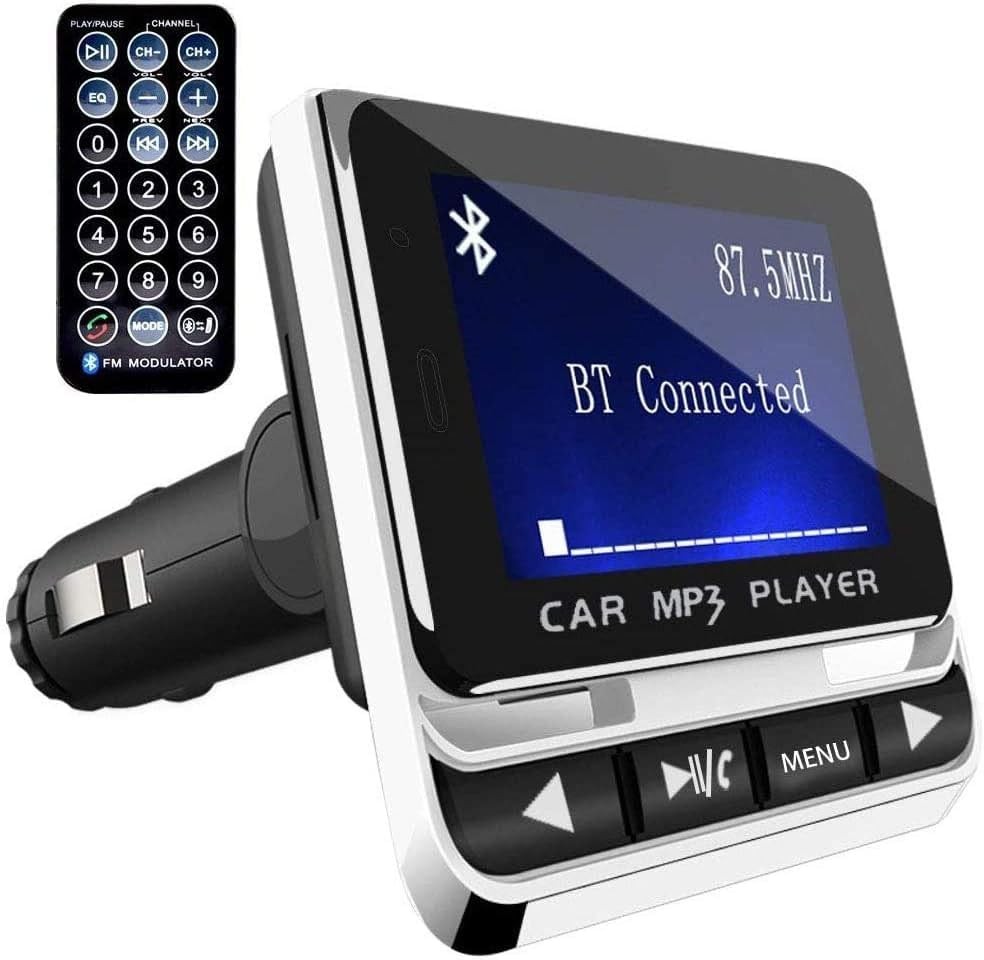 Bluetooth Fm Transmitter For Car, Wireless Car Radio Adapter, Handsfre