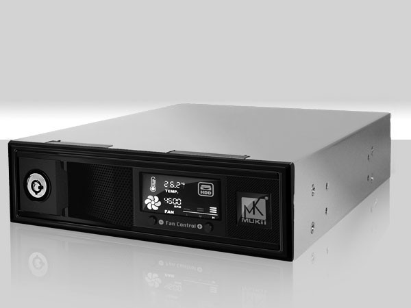 Mukii 3.5″ SATA Hard Drive HDD Trayless Removable Mobile Rack /w Display