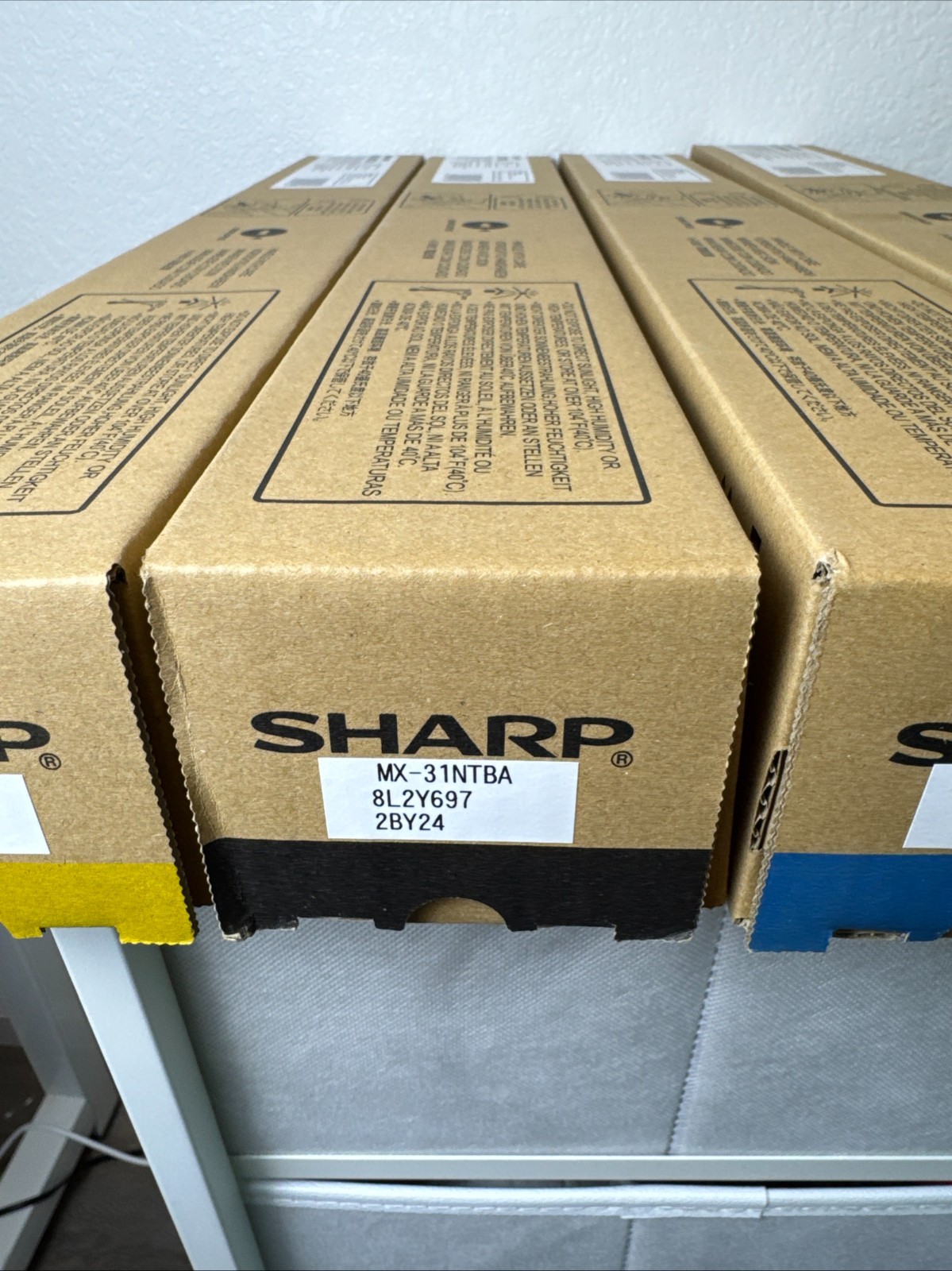 Genuine Sharp MX-31NT CMYK Toner Set MX-31NTBA CA MA YA OEM Free Ship