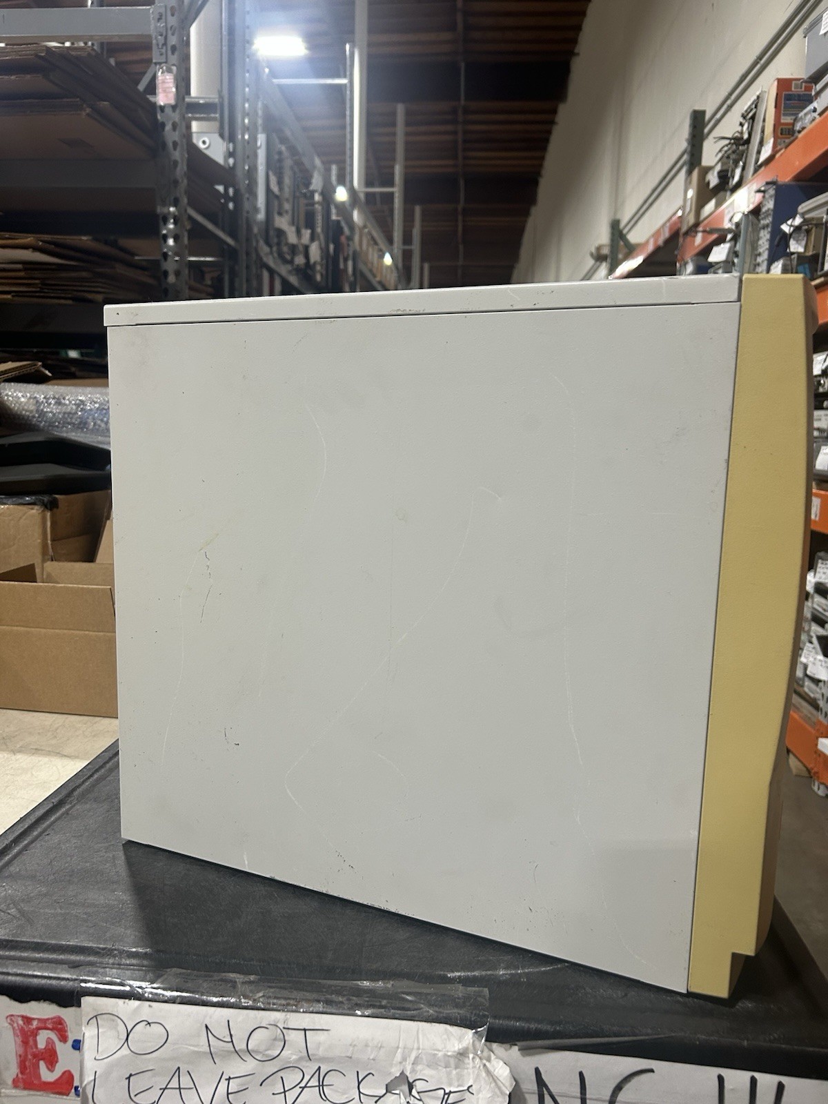 Vintage Mid ATX Beige Computer Tower Case with X2 CD/Floppy