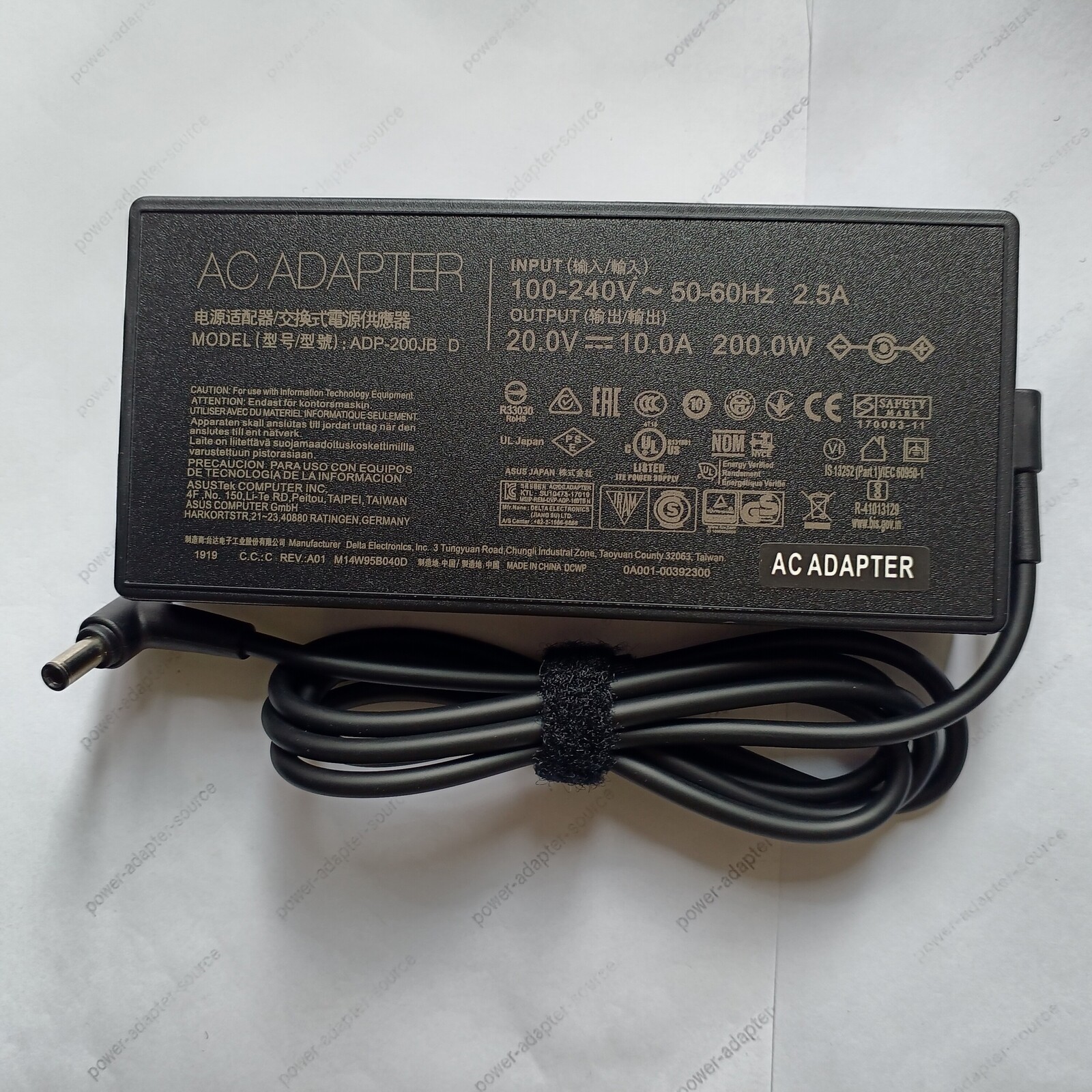 OEM Asus ADP-200JB D 200W 20V 10A AC Adapter Charger for ASUS TUF Gaming F15 F17