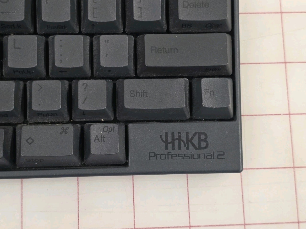 HHKB Professional 2 PD-KB400B Wired keyboard English Black SN:015335 Japan Made