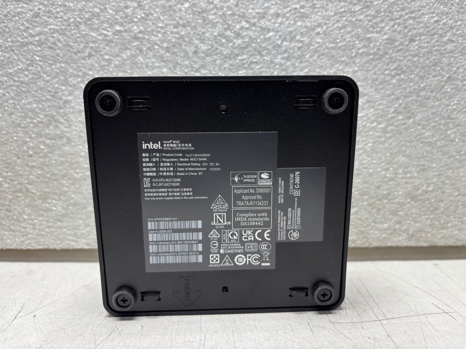 Intel NUC 13 Pro NUC13ANKi5 Intel 12-Core i5-1340P 1.90GHz 32GB 512GB NVMe Win11
