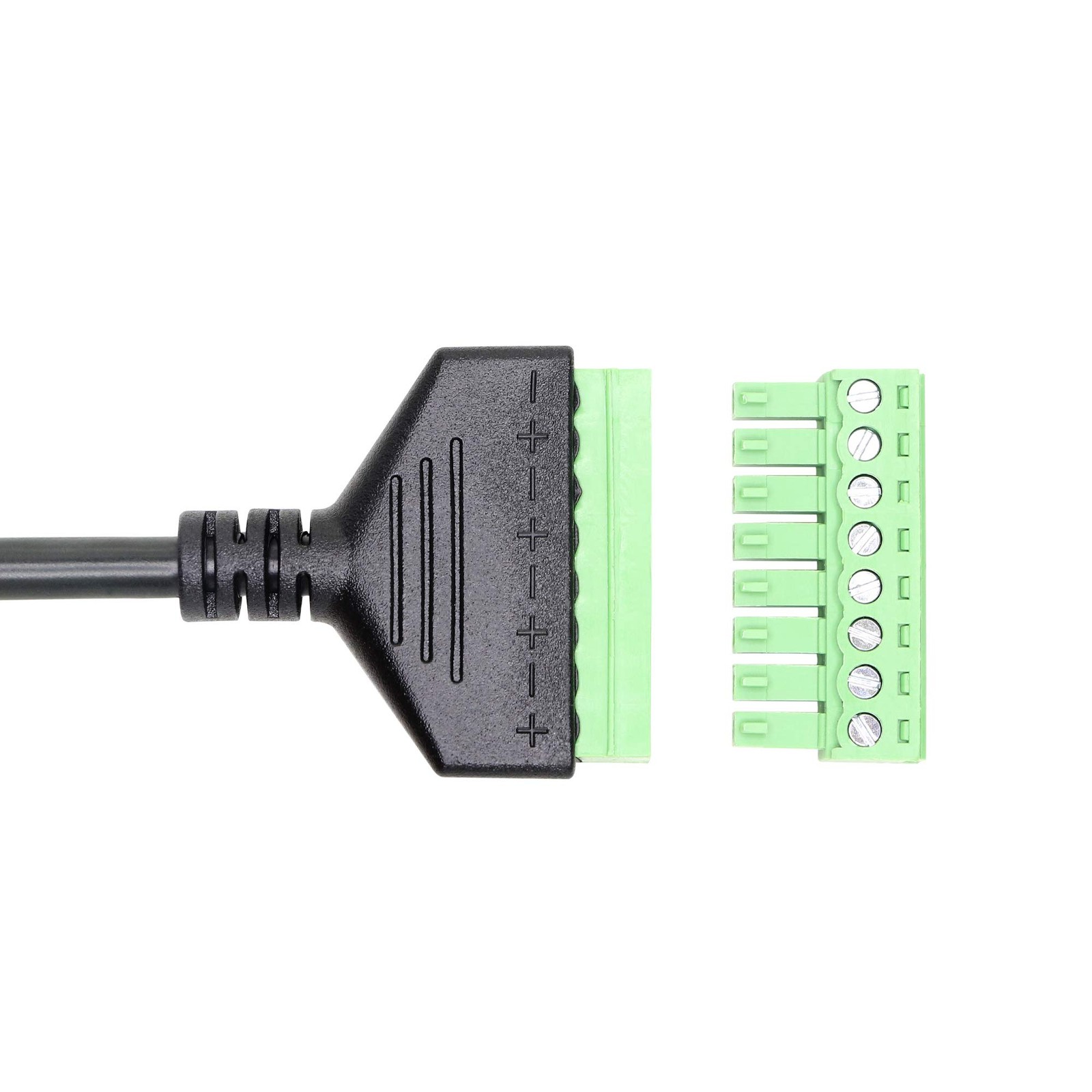 Ethernet RJ45 Male Plug to 8 Pin Screw Terminal Block Connector for Cat7 Cat6…