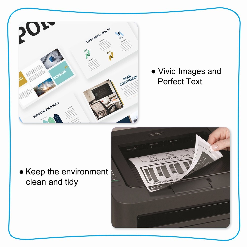 1 Pack Toner Cartridge for Dell B2360d B2360dn B3460dn B3465dn B3465dnf Black