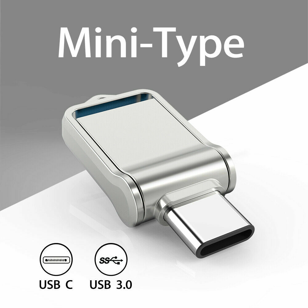 Mini USB 3.0 Type C Dual USB Memory Stick OTG Waterproof Flash Drive Thumb Drive
