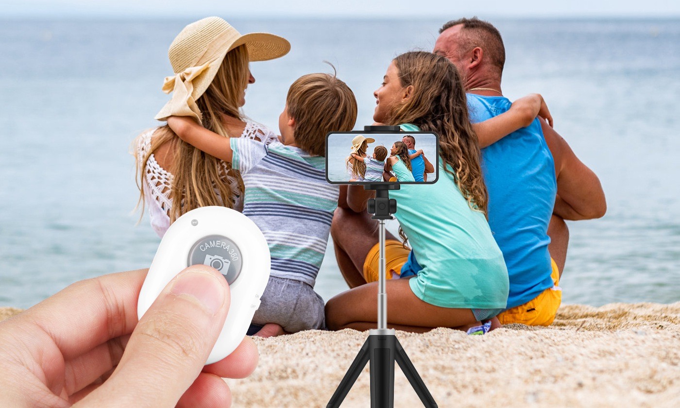 1Pc Unique Wireless Shutter Remote Controller For Android And IOS Devices Only I
