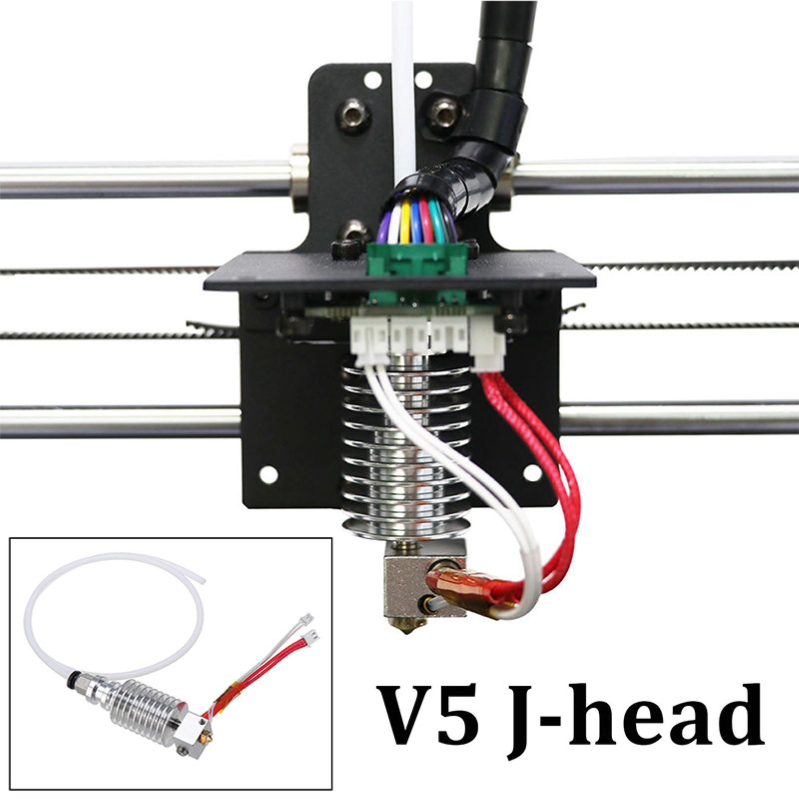 1pc V5 J-head Printer Hotend 3D Print Parts 3D Printer Head for Anycubic I3 Mega