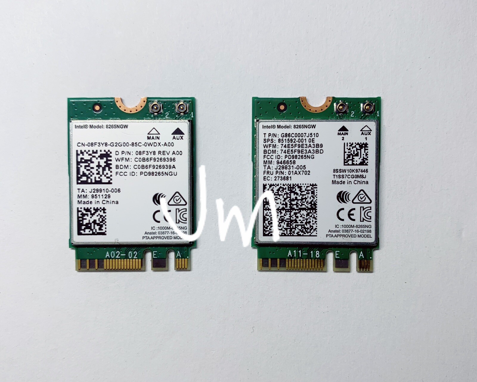 Genuine Dell 8265NGW Dual Band 802.11ac 867Mbps Bluetooth 4.2 Wifi 8F3Y8 Laptop