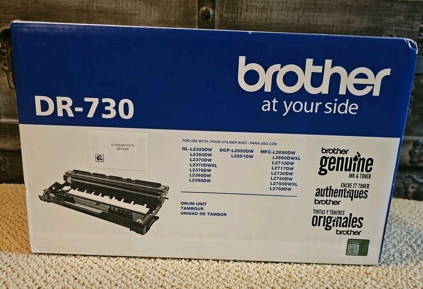 Brother DR-730 Laser Drum Unit Genuine NEW DRUM SEALED