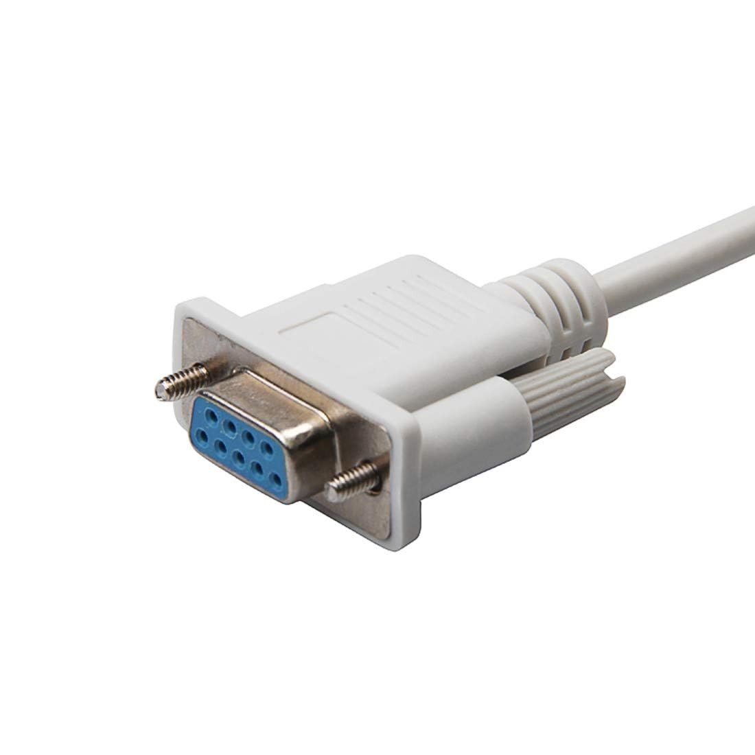 16FT DB9 RS232 Male to Female Serial Port Extension Cable Cord Lot