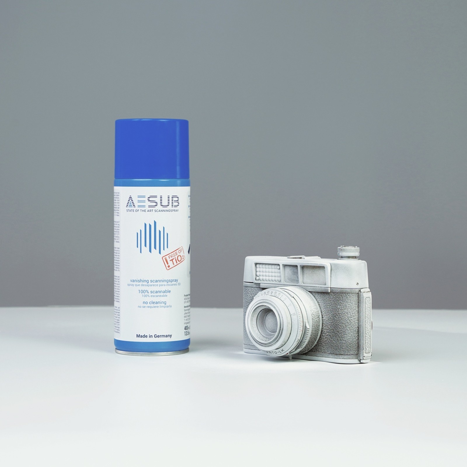 1 Can AESUB Blue Scanning Spray Universal self-evaporating Use w all 3D Scanner
