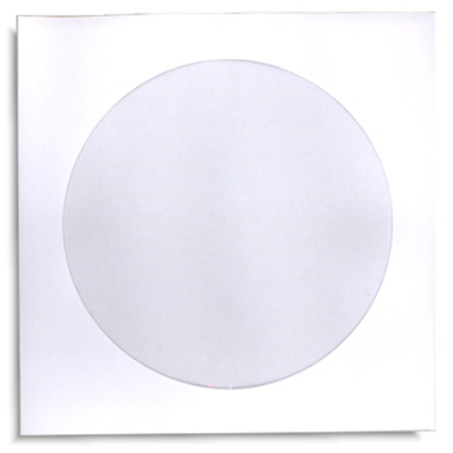 1000-Pak White Paper CD/DVD Sleeves with Window and NO Flap! 100gram weight