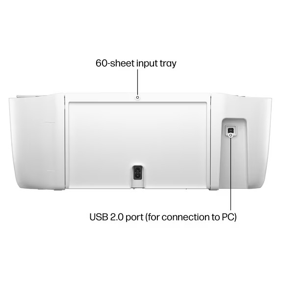 HP DeskJet 2942 Wireless All-in-One Color Inkjet Printer, Pale Rose