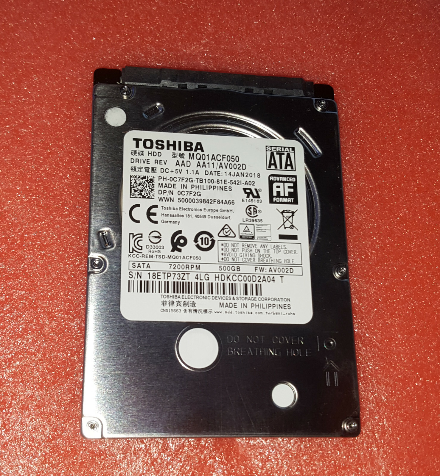 500GB Hard Drive with Windows 10 Home 64-Bit Preloaded for HP 255 G5 Laptop