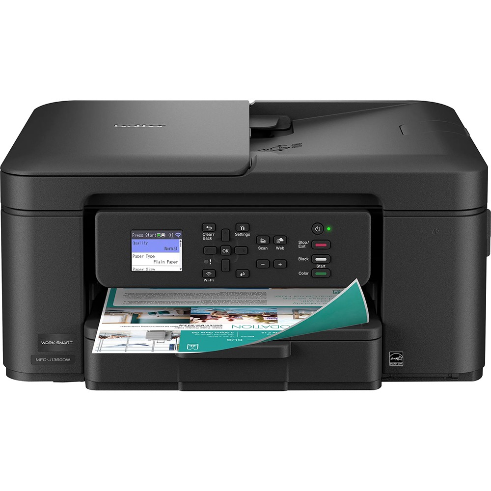 Brother Work Smart 1360 Wireless Color Inkjet All-in-One Printer – Open Box