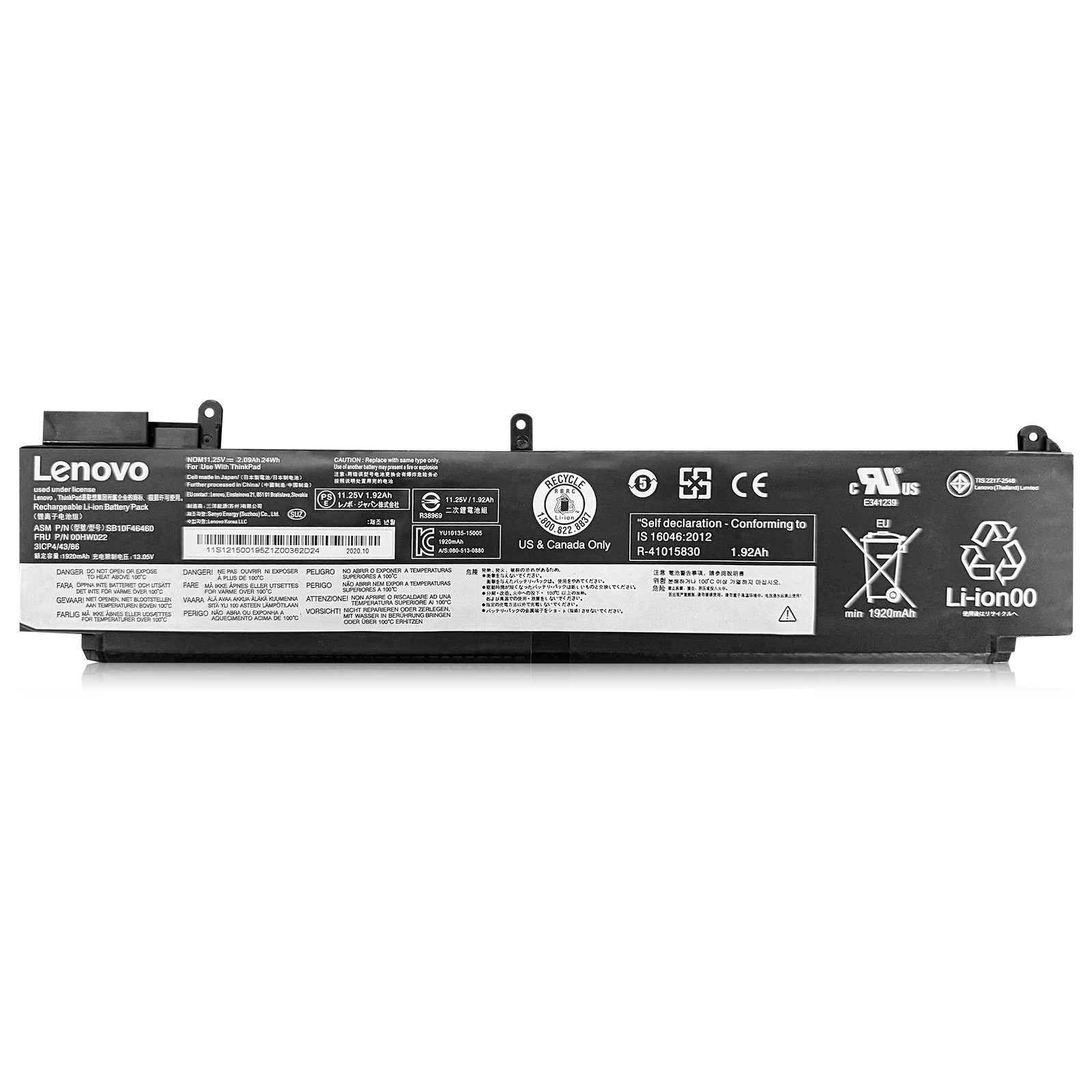 Original Battery for Lenovo ThinkPad T460s T470s 00HW022 00HW023 00HW024 00HW025