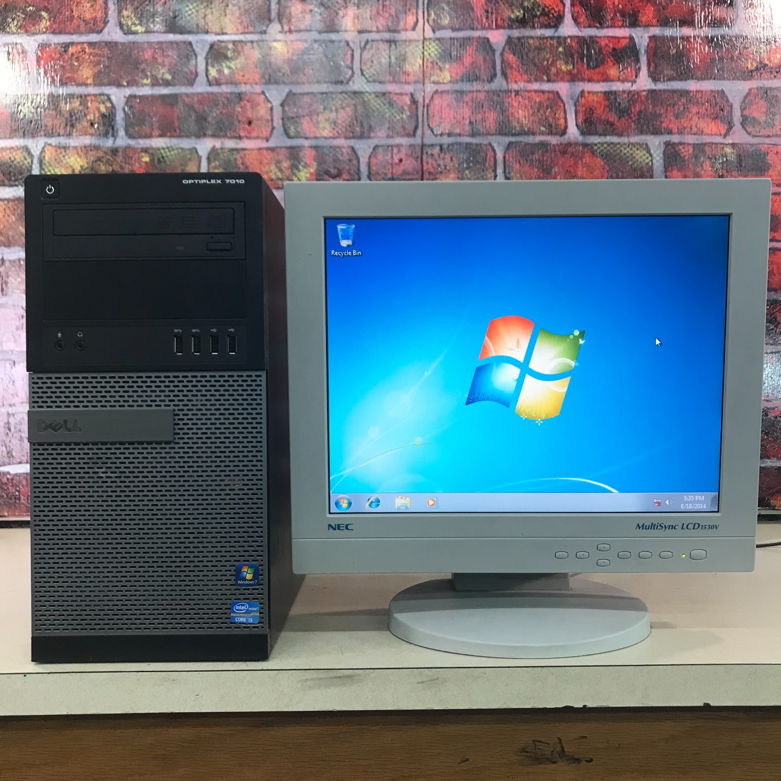 Dell OptiPlex 7010 MT i5-3470 3.20GHz 8GB RAM 128GB SSD (Windows 7 Pro 64-Bit)