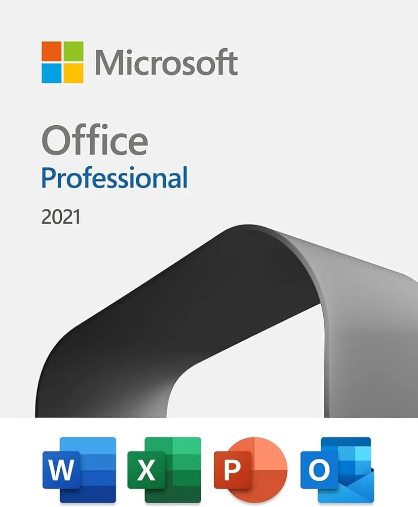 Microsoft Office 2021 Professional – 1 PC License, Windows Only (Perpetual)