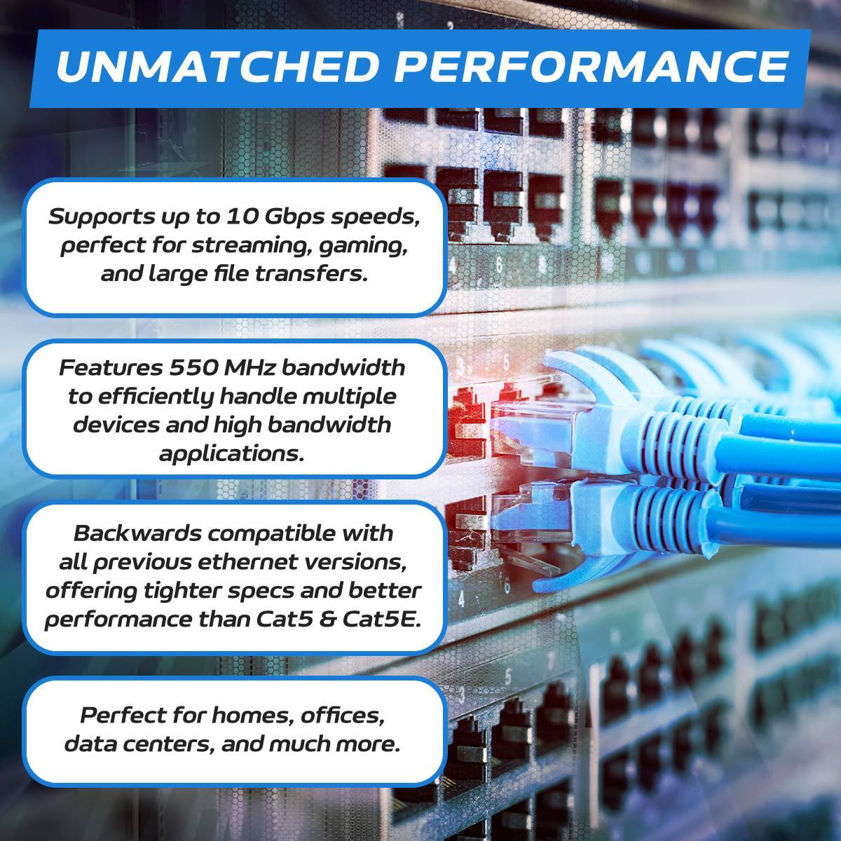 500ft/1000ft CAT5e/CAT6 Ethernet Cable Professional Network UTP CCA High Speed