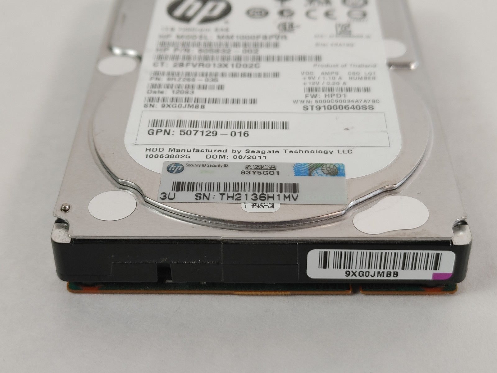 Seagate HP Constellation.2 ST91000640SS 1TB SAS 2 2.5 in Enterprise Hard Drive