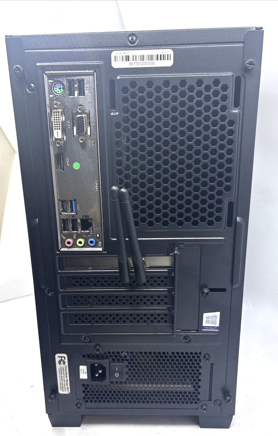 PowerSpec B677 Intel Core i5-9400 2.90 GHz 16GB Ram 250GB NVMe Windows 11 Pro