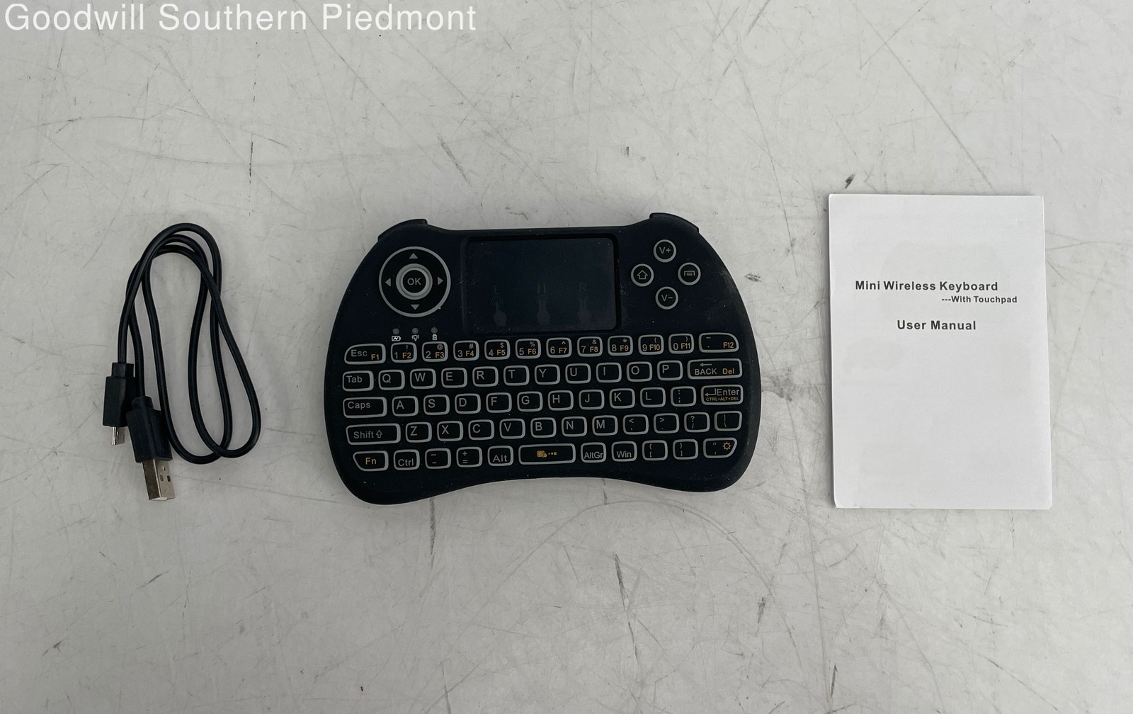 Unbranded Mini Keyboard Multi-Media Remote Control – Open Box