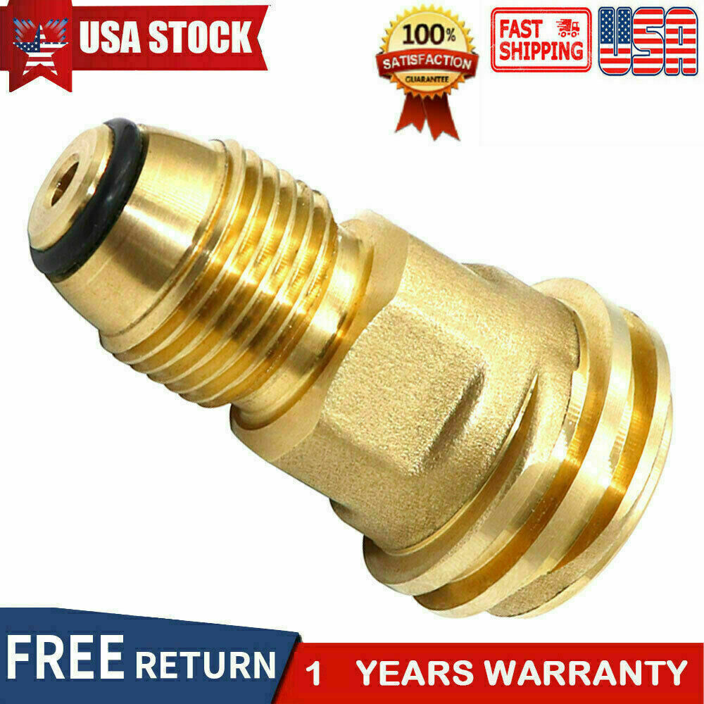 Propane Tank Converts Adapter Refill POL LP Tank Valve to QCC1/Type1 Regualtor