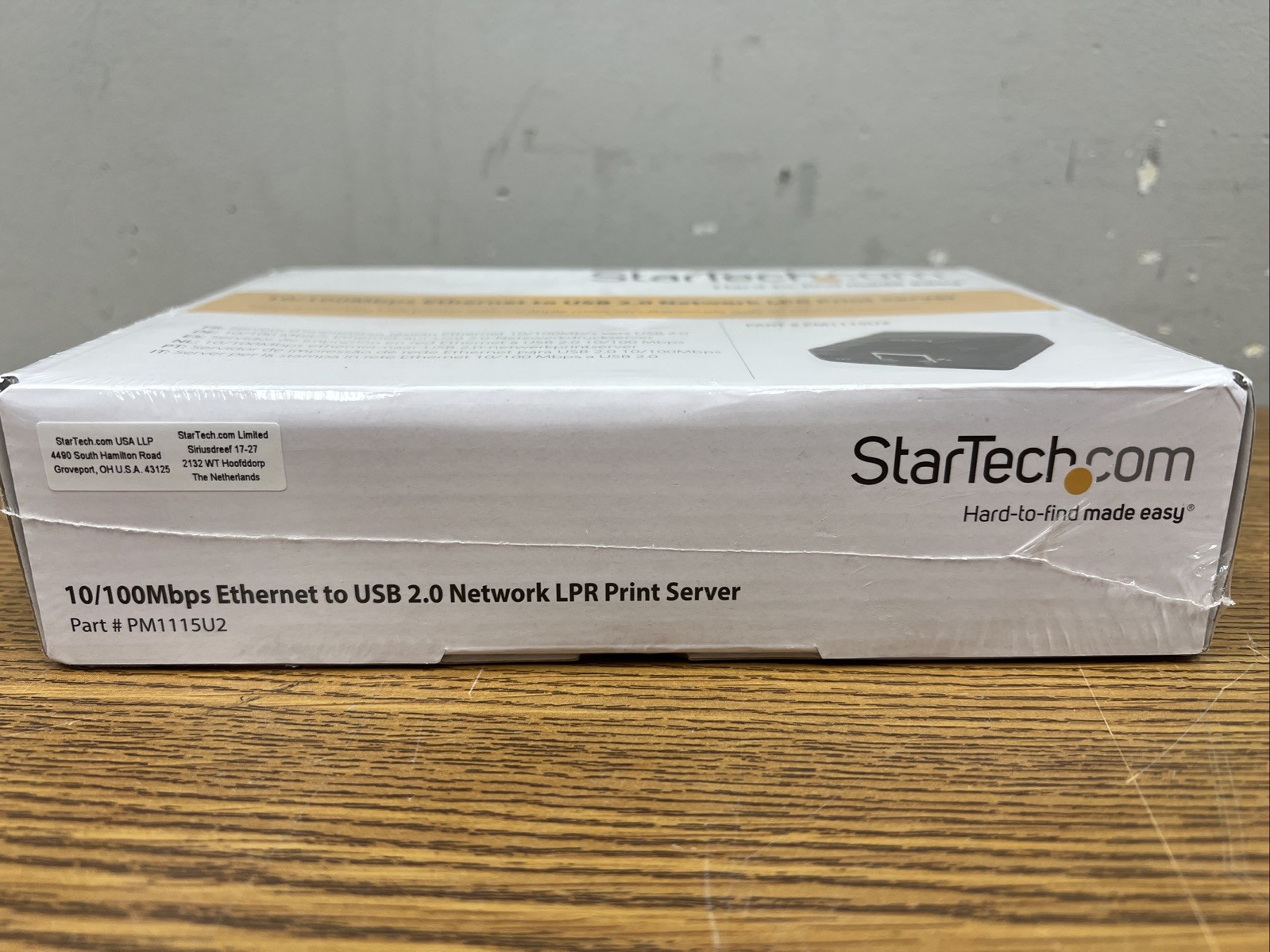 StarTech.com Ethernet to USB 2.0 Network LPR Print Server (PM1115U2)