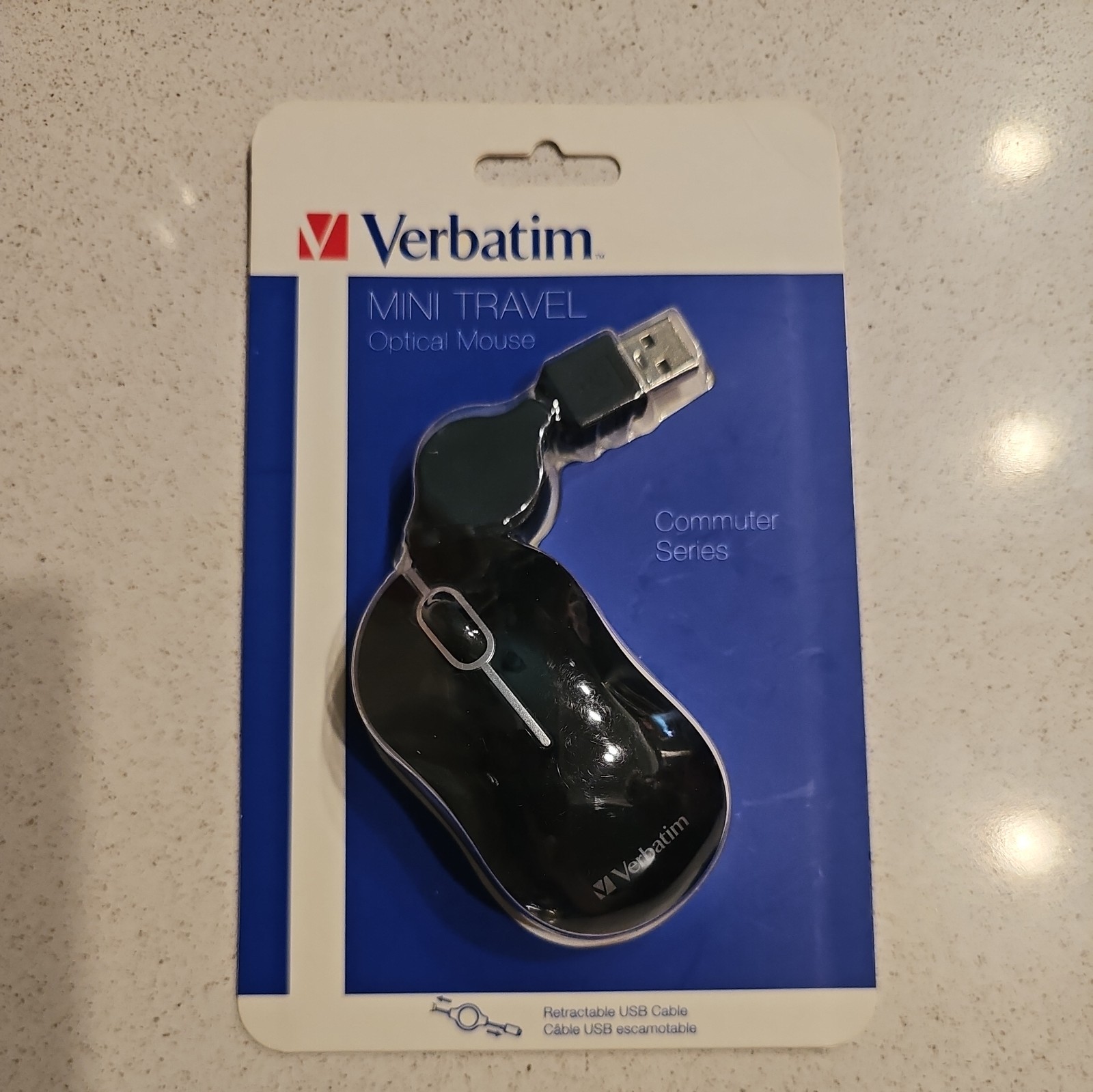 Verbatim Wired Optical Mini Mouse USB-A Compact Computer Mouse New