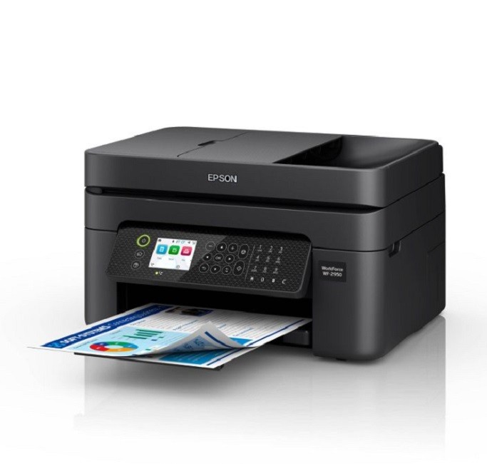Epson WorkForce WF-2950 All-in-One Inkjet Printer, Scanner, Copier, Black