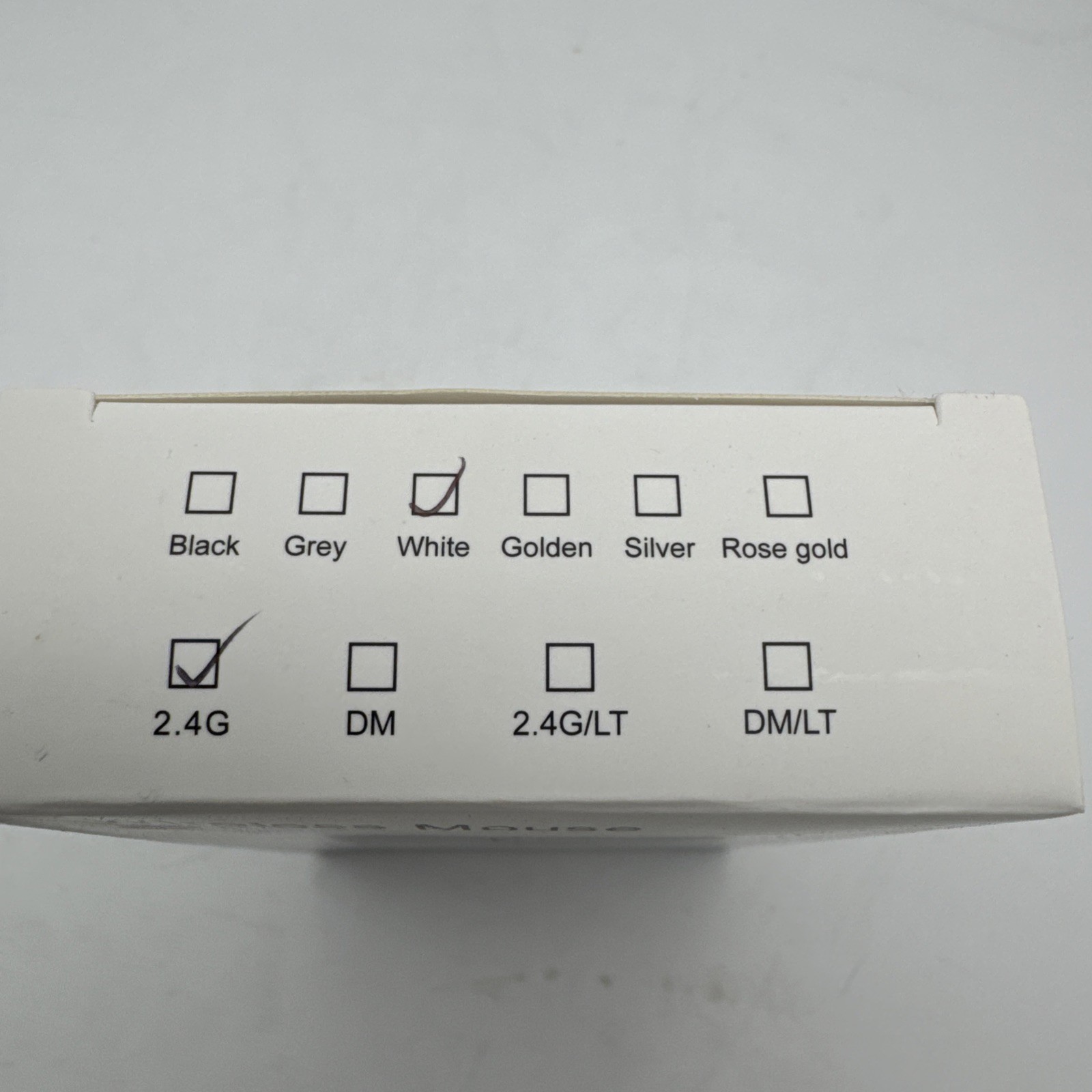 Wireless Mouse Dual-Mode, DM/LT W/USB-C/USB, White NEW