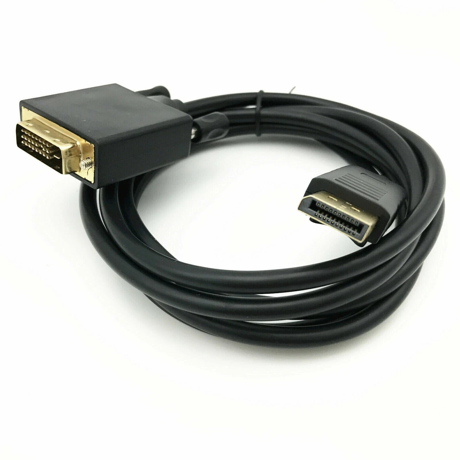 6/10/15 Ft Gold Plated DP DisplayPort to DVI-D Male Dual Link Cable 2k 4k 1080P
