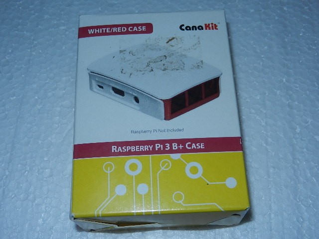 new Cana case kit for raspberry PI 3 B+ white / Red Raspberry Pi not included