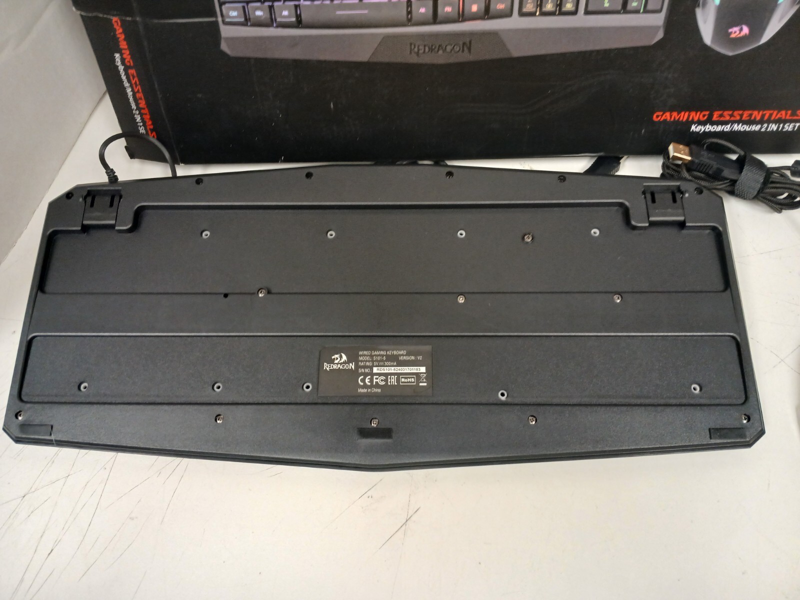 Redragon S101 Gaming Essential Wired Keyboard and Mouse Combo Set