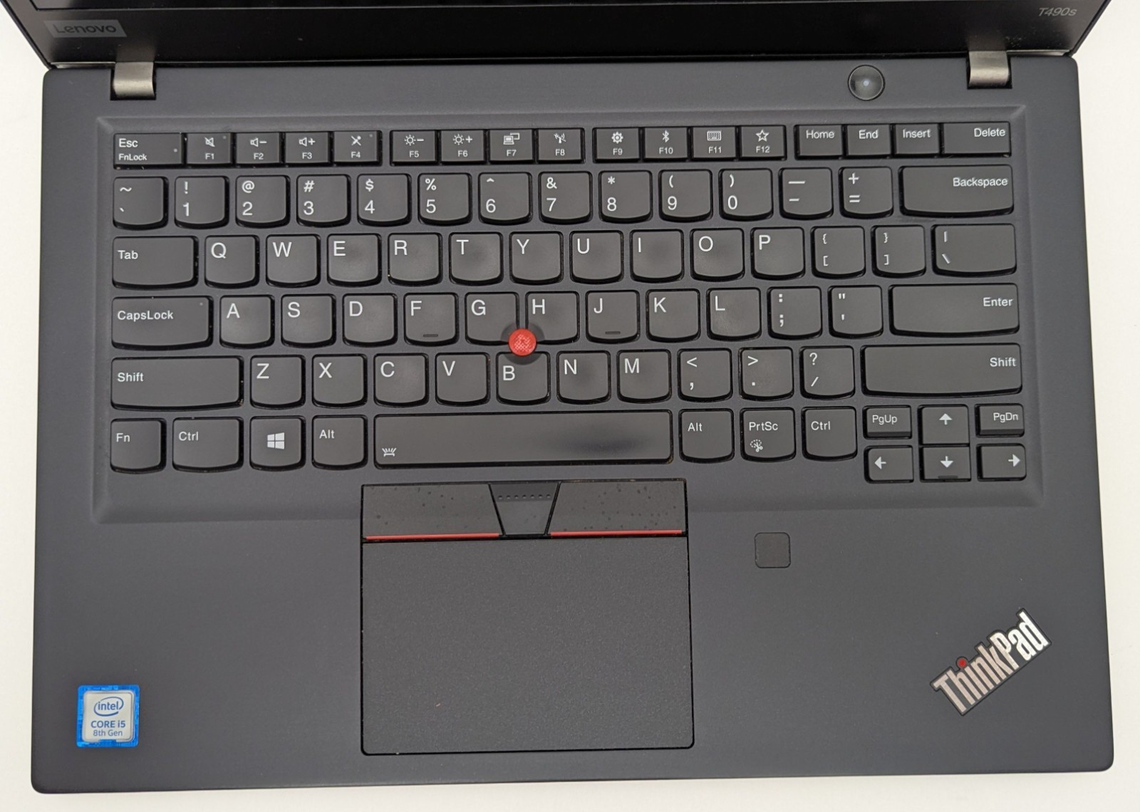 Lenovo ThinkPad T490s 14″ Laptop i5-8265U 1.60GHz 8GB RAM 256GB NVMe SSD Win 11