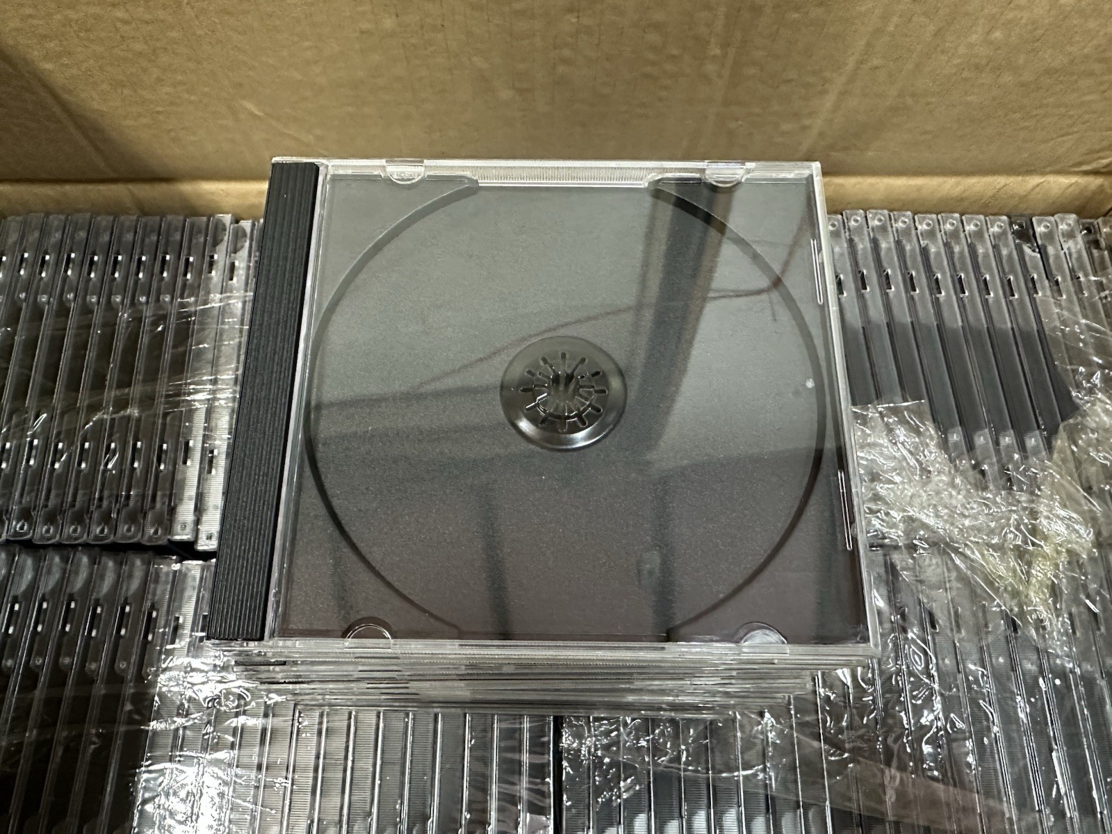 10.4mm Standard Black 1 Disc CD Jewel Case Lot Of 10