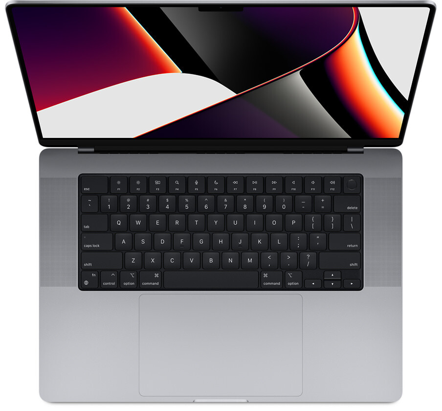 Apple MacBook Pro 16 2021 M1 Pro 3.2 GHz 10-Core CPU 16GB 1TB 16-Core GPU Gray