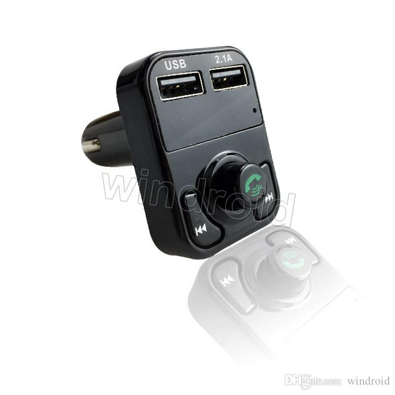 Wireless In Car Bluetooth FM Transmitter MP3 Radio Adapter Car 2 USB Charger G2