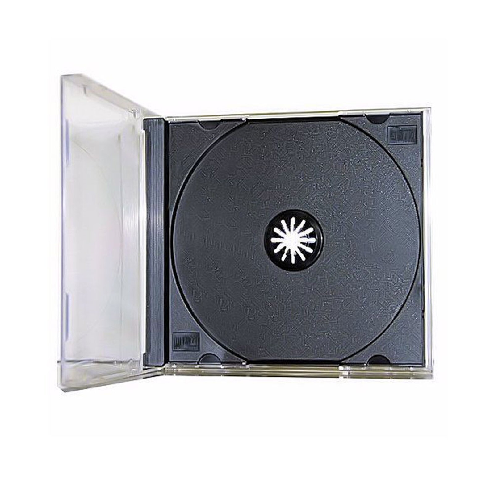 50 New Single Standard Black CD DVD Jewel Case Assembled 10.4mm [FREE SHIPPING]