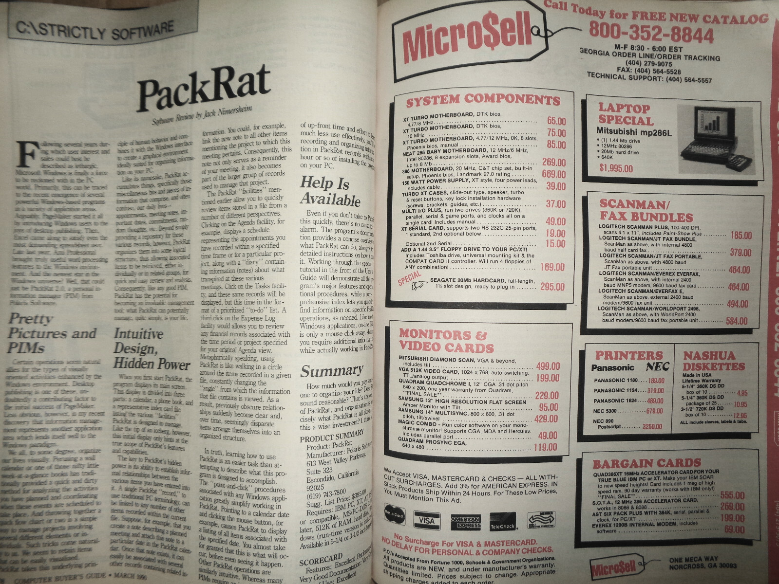 Vulcan’s Computer Buyer’s Guide, March 1990