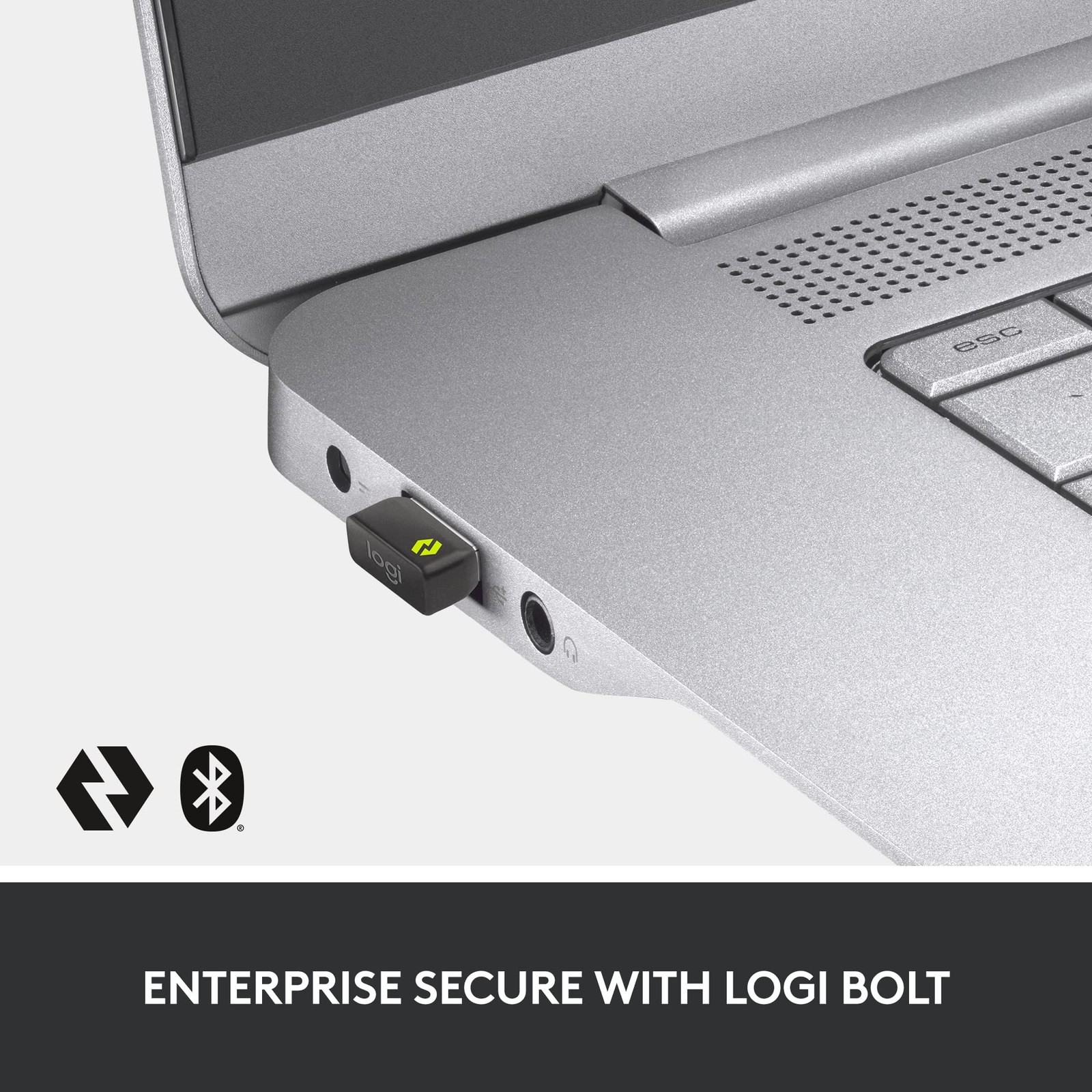 Logitech – MX Keys Combo for Business Full-size Wireless Keyboard and Mouse