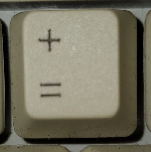 Plus Equal Key Only For Micro Innovations Keyboard Replacement Part 1pc