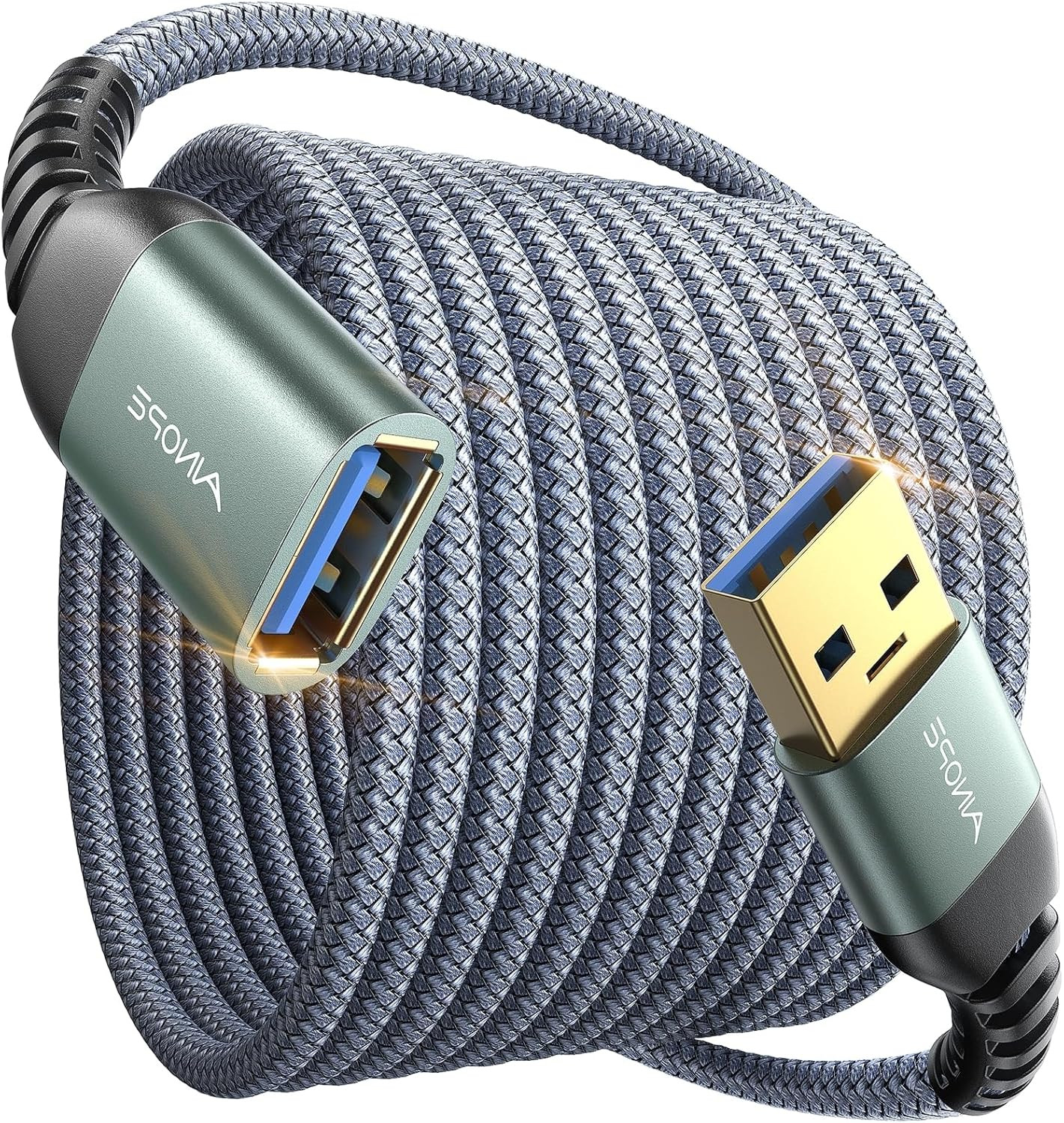 USB Extension Cable,Usb Extender,Usb 3.0 Extension Cable, Male to Female Cord Hi