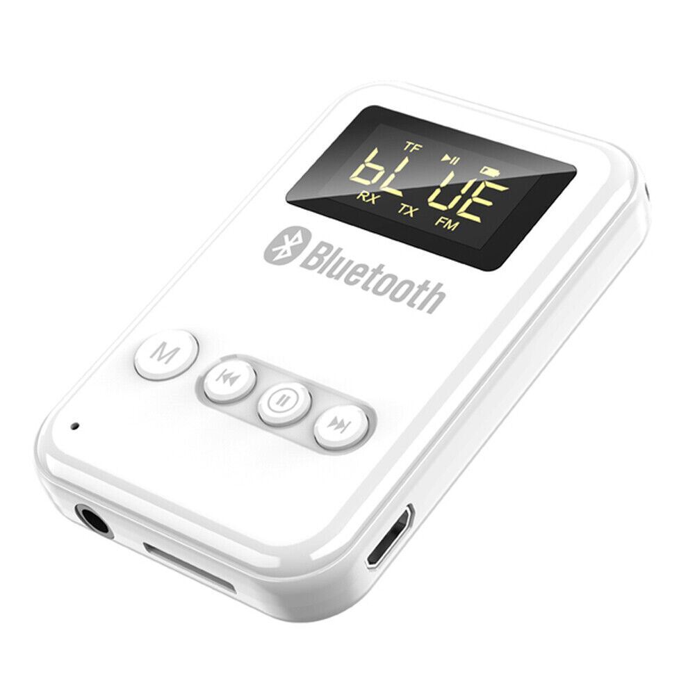 USB Bluetooth 5.0 Transmitter Receiver 4in1 Wireless Audio 3.5mm Aux Car Adapter