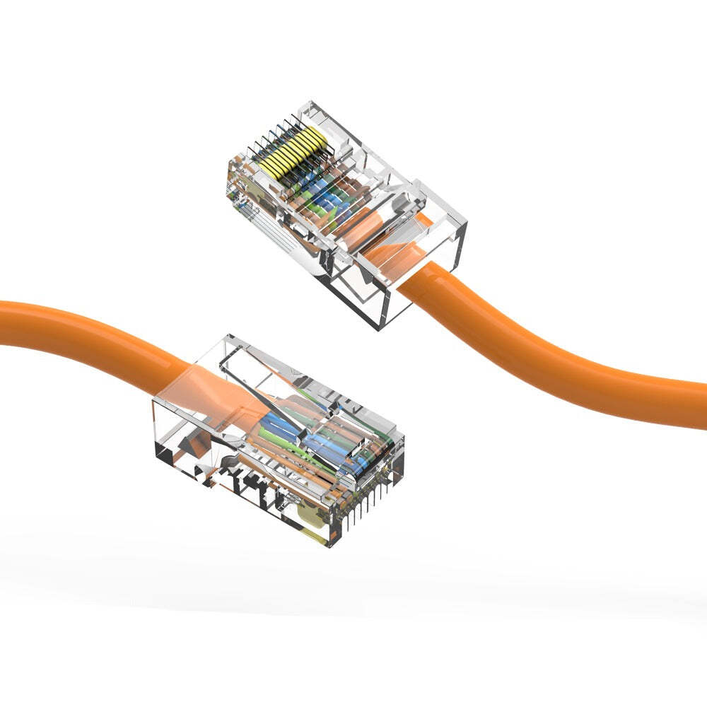 5Ft CAT5E UTP Ethernet Network Non Booted Cable Orange
