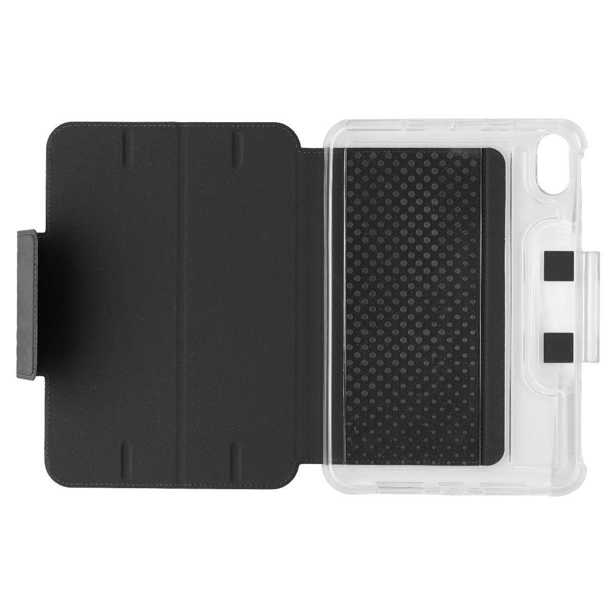 Urban Armor Gear Lucent Hard Folio for Apple iPad mini (6th Gen) – Clear/Black