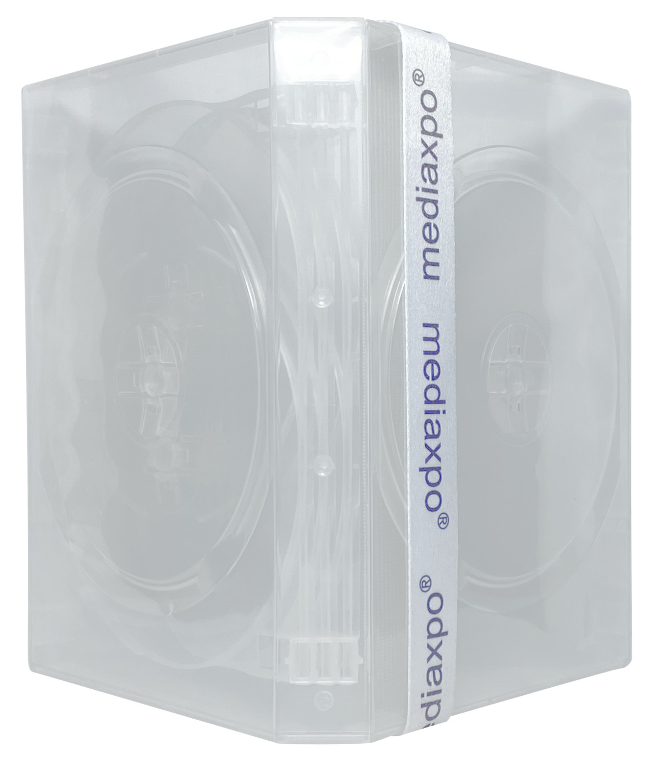 Clear 8 Disc DVD Cases Lot